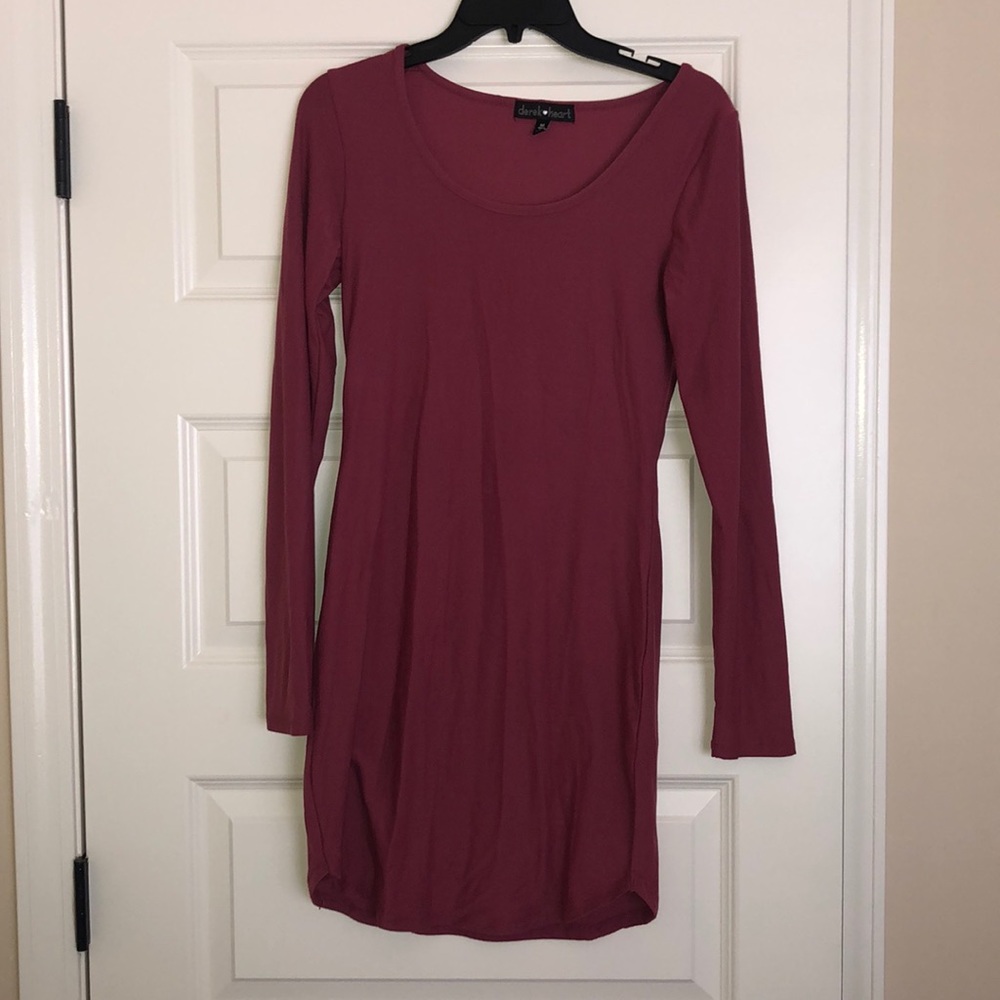 Fitted Mauve Dress